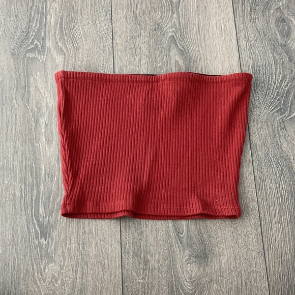 Burnt red tube top - Picture 2 of 4